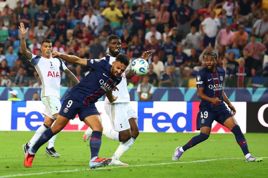 Le match pour la Supercoupe d'Europe 2025 entre le PSG et Tottenham