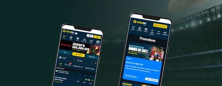 Le bonus de bienvenue et Yellowbet code promo - Bonpari Afrique