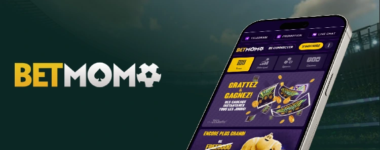 Promotions disponibles sur Betmomo
